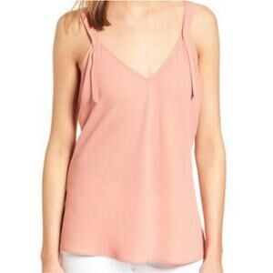 Trouvé Coral V-Neck Camisole Top Medium